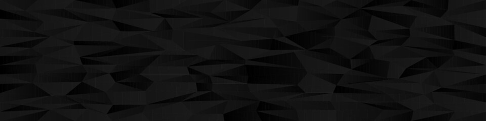 Poster - Abstract black geometric pattern background for modern design and digital art.