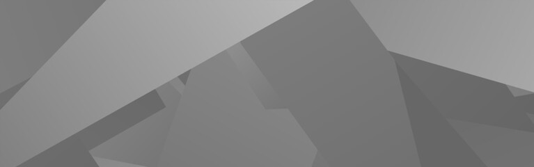Poster - Abstract geometric polygon background in shades of gray.