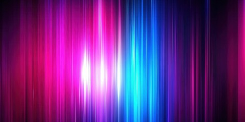 Poster - Dynamic vibrant abstract neon gradient background featuring glowing lines and futuristic design elements in a cyberpunk style	
