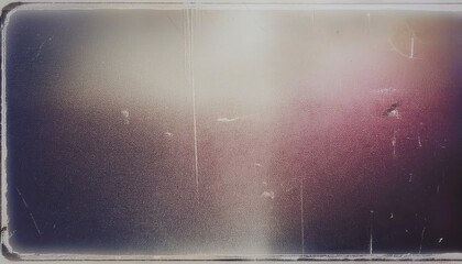 Aufkleber - vintage textured film frame with aged dust, scratches, and grainy abstract gradient for retro photography and design projects
