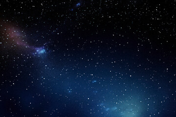 Wall Mural - The night sky stars and Milky Way