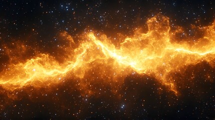 Poster - A magnificent cluster of stars filling the night sky creating a stunning celestial scene of cosmic beauty and wonder