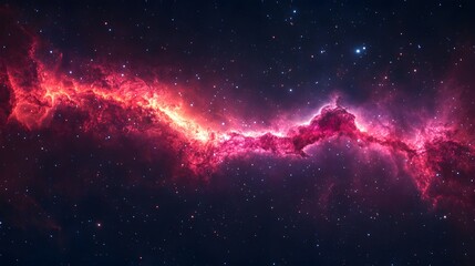 Poster - Stunning nebula in the sky showcasing a breathtaking array of colors and celestial structures above us