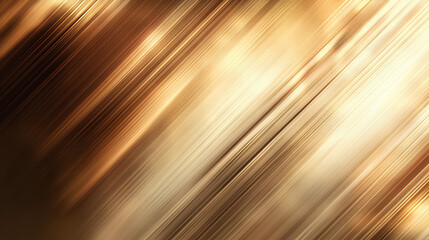 Poster - grainy bronze color slanted light brown dark golden blurry abstract background