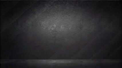 Poster - An empty room with dark background and floor