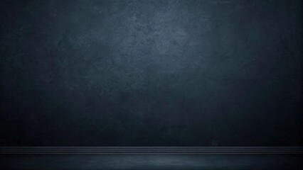 Poster - a dark room with a textured wall and a floor