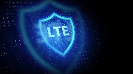 Business, Technology, Internet and network concept. LTE abbreviation, modern technology concept.