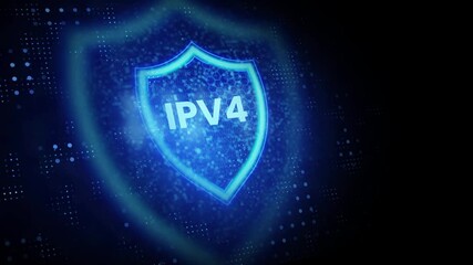 Business, Technology, Internet and network concept. IPV4 abbreviation. Modern technology concept.