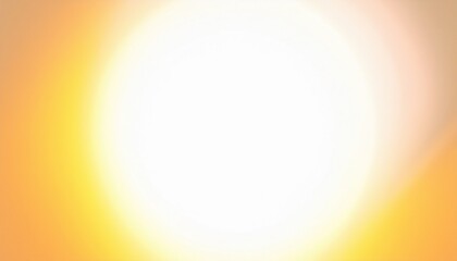 Poster - soft glowing gradient background with warm yellow and orange hues radiating from the center, ideal for abstract design, light effect, or atmospheric digital art


