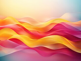 Poster - Vibrant Abstract Background Featuring Flowing Wavy Lines in Vivid Colors Creating a Dynamic and Engaging Visual Experience for Artistic Expression