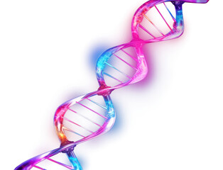 Wall Mural - png neon dna wireframe light architecture illuminated.