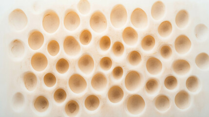 Poster - Abstract pattern with varying sized holes for modern design and decoration