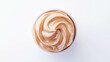 © Artem - Delicious chocolate candy with creamy peanut swirl topping for dessert lovers