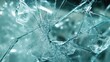 © Oleksandr - Zerbrochenes Glas. Shattered Glass with Sharp Shards and Broken Chips