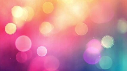 Poster - Abstract Bokeh of Colors: A mesmerizing display of vibrant, out-of-focus lights, creating a dreamy atmosphere filled with color and luminosity.