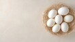 © Fokasu Art - Artful composition highlights elegantly designed Thai Easter eggs, nestled within a khantoke tray, inviting festive spirit and minimalism.