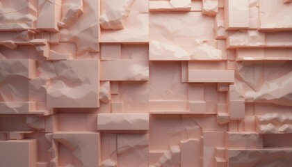 Poster - Abstract textured wall art installation contemporary art space digital texture design indoor environment close-up viewpoint modern aesthetic