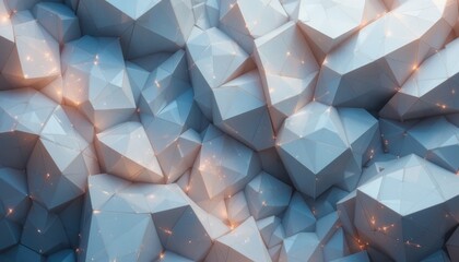 Poster - Dynamic geometric patterns abstract art texture design digital environment close-up view modern aesthetics for visual impact