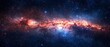 © Khatthaphone - High-resolution Long exposure Panorama of the Milky Way galaxy with stars and space dust - Ultra wide screen wallpaper