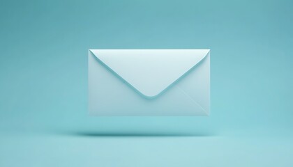 Wall Mural - Red envelope on a black background. 3d rendering, mock up