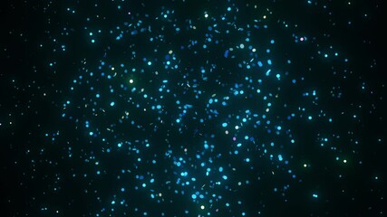 Wall Mural - glowing particles dynamically align to form a futuristic map of tunisia. the animation features rota