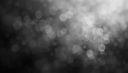 Poster - Captivating abstract background bokeh effect studio digital art dark environment close-up view visual concept for creative projects