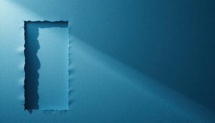 Poster - Creative destruction of space torn paper effect abstract background digital art minimalist environment close-up view conceptual design