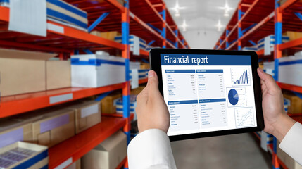 Poster - business data dashboard provide business intelligence analytic for marketing strategy planning snugl