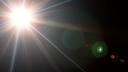 Wall Mural - lens flare ray style light of god effect shine spotlight, sunlight. concept of holiness, making a wi