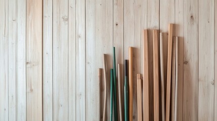 Poster - clean and detailed view of well-organized gardening tool shed showcasing neatly arranged equipment with room for additional