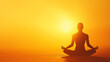 © mario - Yoga Silhouette at Sunrise - Peaceful Meditation and Wellness Concept