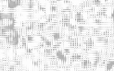 Fototapete - Halftone background vector, abstract backdrop design with two tone pattern and copy space for edit your content. Vector Illustration.