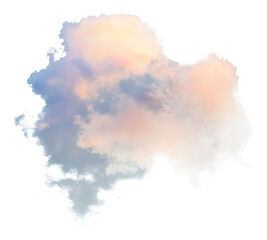 Wall Mural - png cloud sky pastel silhouette.