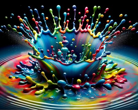 A Mesmerizing 3D Abstract Multicolor Visualization
