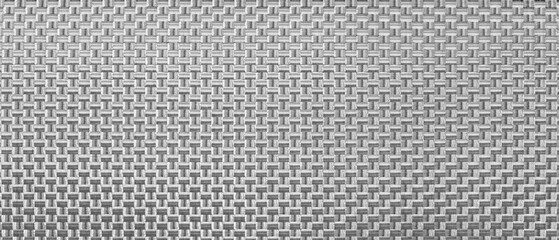 Poster - textured background metallic graphite woven fabric with pattern squares triangles. fabric fine delicate and has metallic sheen, and squares and triangles arranged in  very intricate detailed manner