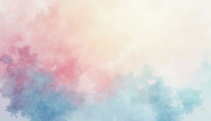 Poster - Soft pastel abstract background with pink and blue hues  