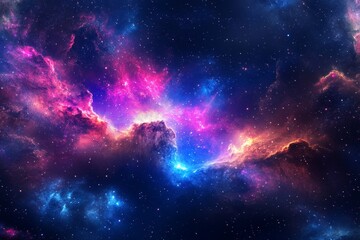 colorful nebulae in deep space (10)
