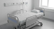 © ign kukuh - Hospital Room with Adjustable Bed and Medical Equipment for Patient Care
