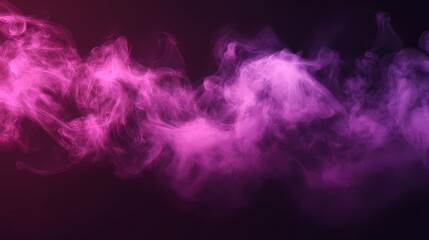 Wall Mural - Pink color fog or smoke isolated transparent background. white vector cloudiness, mist or smog background. png image. Ghostly Light. Illustration