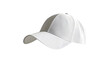 © Cine - White Baseball Cap with Gray Visor Versatile Design for Sports Casual Wear and Branding Oppo
