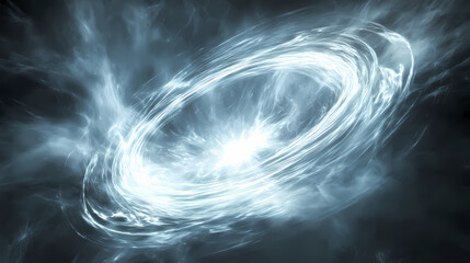 Wall Mural - shimmering silver aura surrounding a glowing object, light, glow. otherworldly aura. illustration