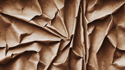 Aufkleber - Parchment Paper Texture, Aged Background. Seamless Vintage Style. Warm Brown Paper, Soft Creases. Rustic Design, Perfect For Digital Art And Graphic Design Projects.