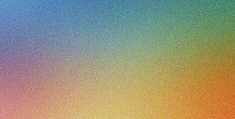 Poster - Abstract Green Yellow Blue style with gradient texture and blur noise effect soft, grainy, smooth