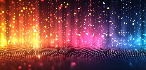 Wall Mural - colorful halftone dotted background with abstract vector gradients for creative projects