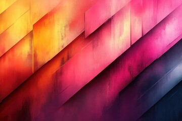 Wall Mural - dynamic diagonal abstract patterns with vibrant neon and pastel hues