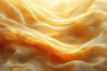 Wall Mural - dynamic flowing sand textures in warm golden and neutral tones