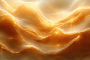 Wall Mural - dynamic flowing sand textures in warm golden and neutral tones