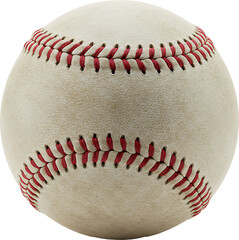 Fototapete - baseball ball isolated on white