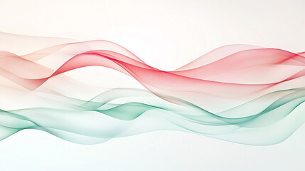 Poster - Abstract flowing waves
