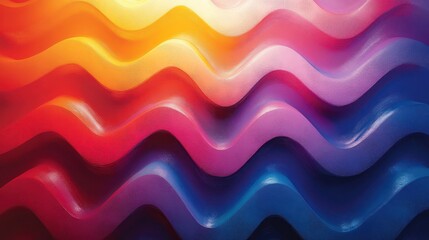 Wall Mural - dynamic zigzag patterns with bold and neon shades creating energy